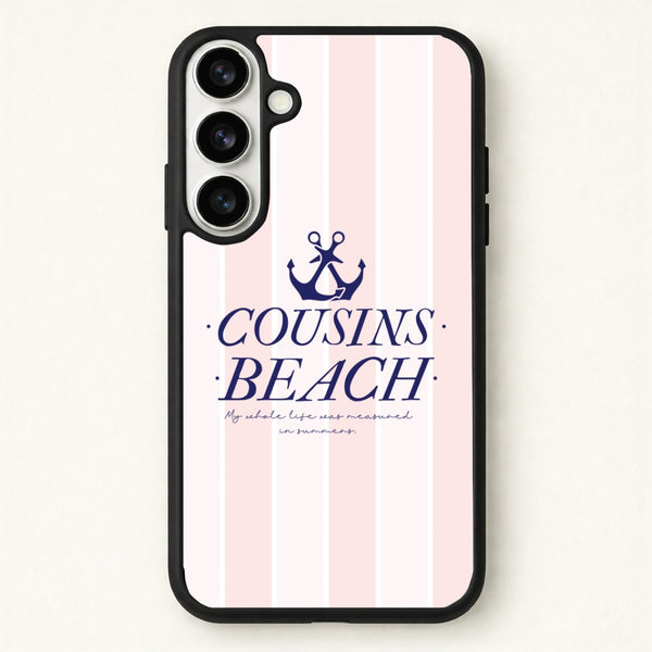 Stripes Cousin Beach Phone Case for Galaxy S26