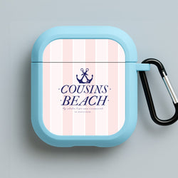 Stripes Cousin Beach Blue AirPods Case