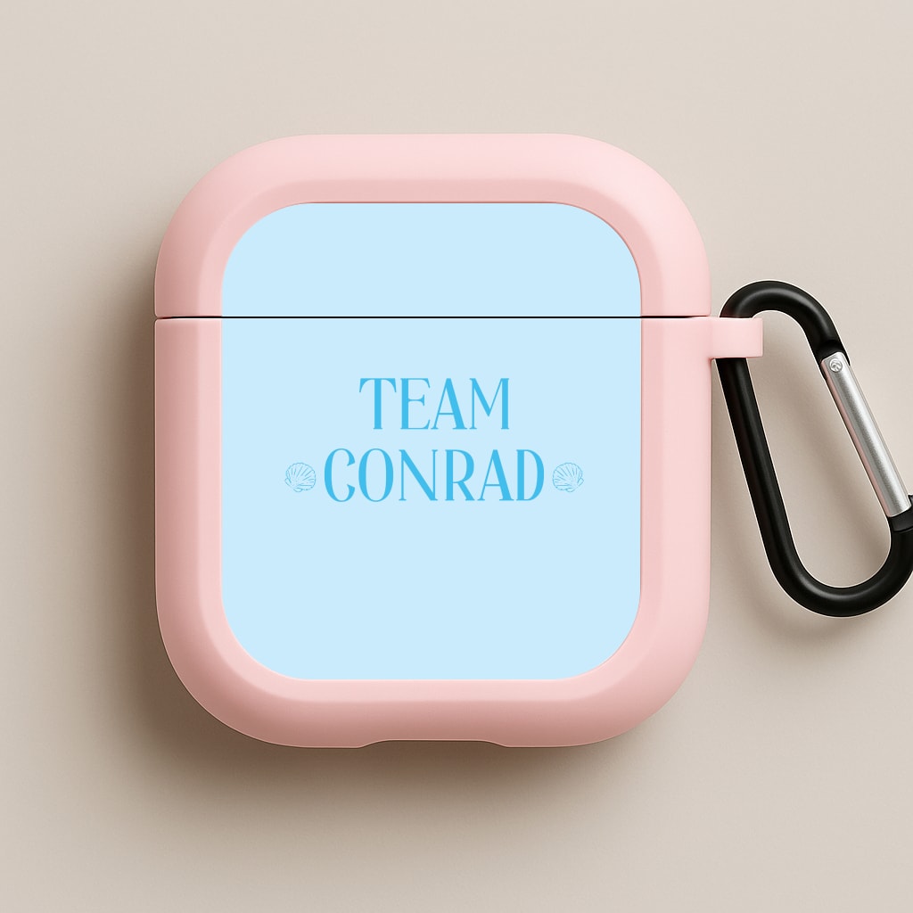 Seashells Team Conrad Pink AirPods Case