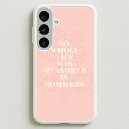 Dasies Quote Phone Case for Galaxy S25FE