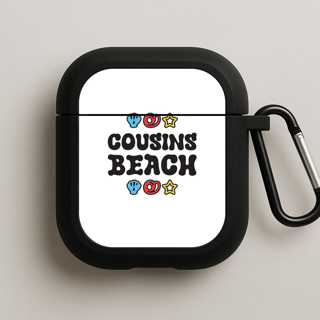 Cartoon Cousins Beach AirPods Case