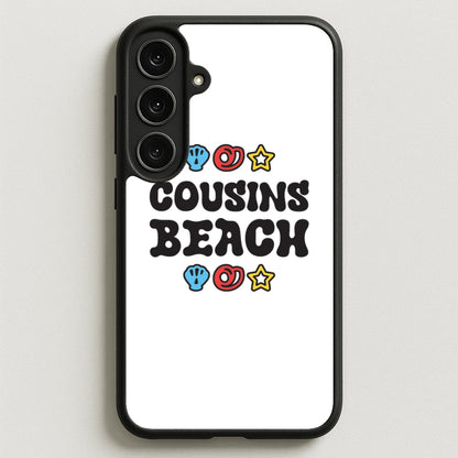 Cartoon Cousins Beach Phone Case for Galaxy S25FE