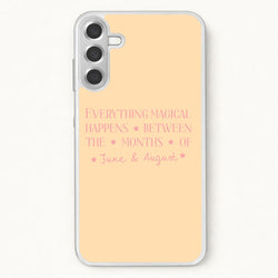 Everything Magical Happens Phone Case for Galaxy A37