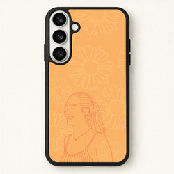 Belly And Daisies Outline Phone Case for Galaxy S26