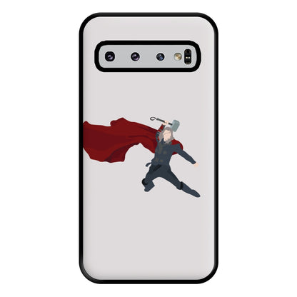 Cape Flowing - Thor Phone Case for Galaxy S10 Plus