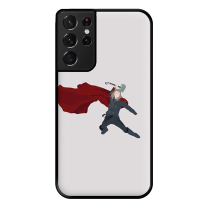 Cape Flowing - Thor Phone Case for Galaxy S21 Ultra