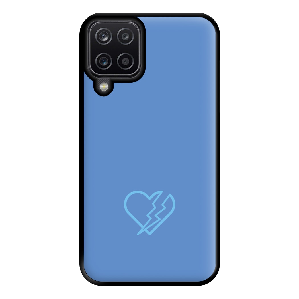 Lightning Heart Phone Case for Galaxy A12