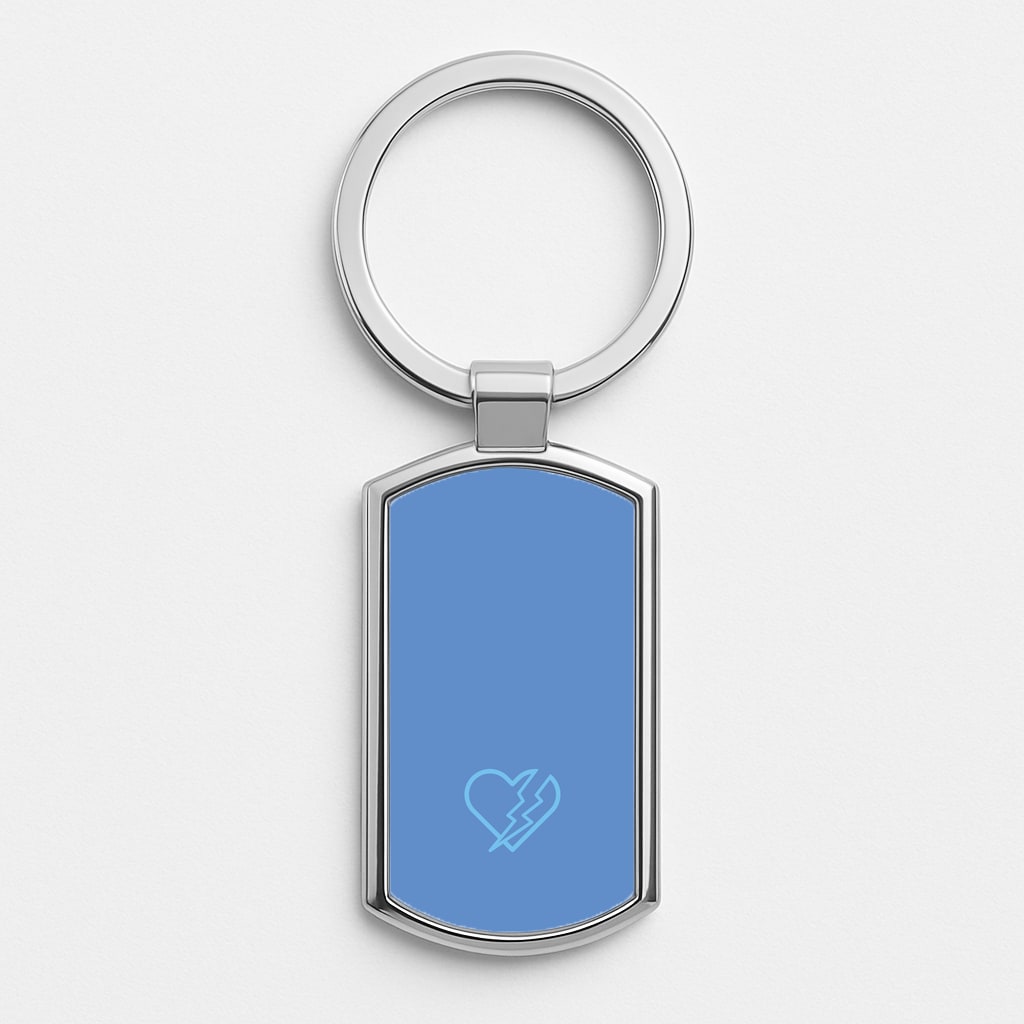 Lightning Heart Luxury Keyring