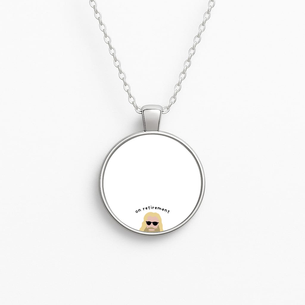 On Retirement Necklace