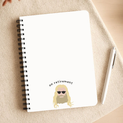 On Retirement Notepad