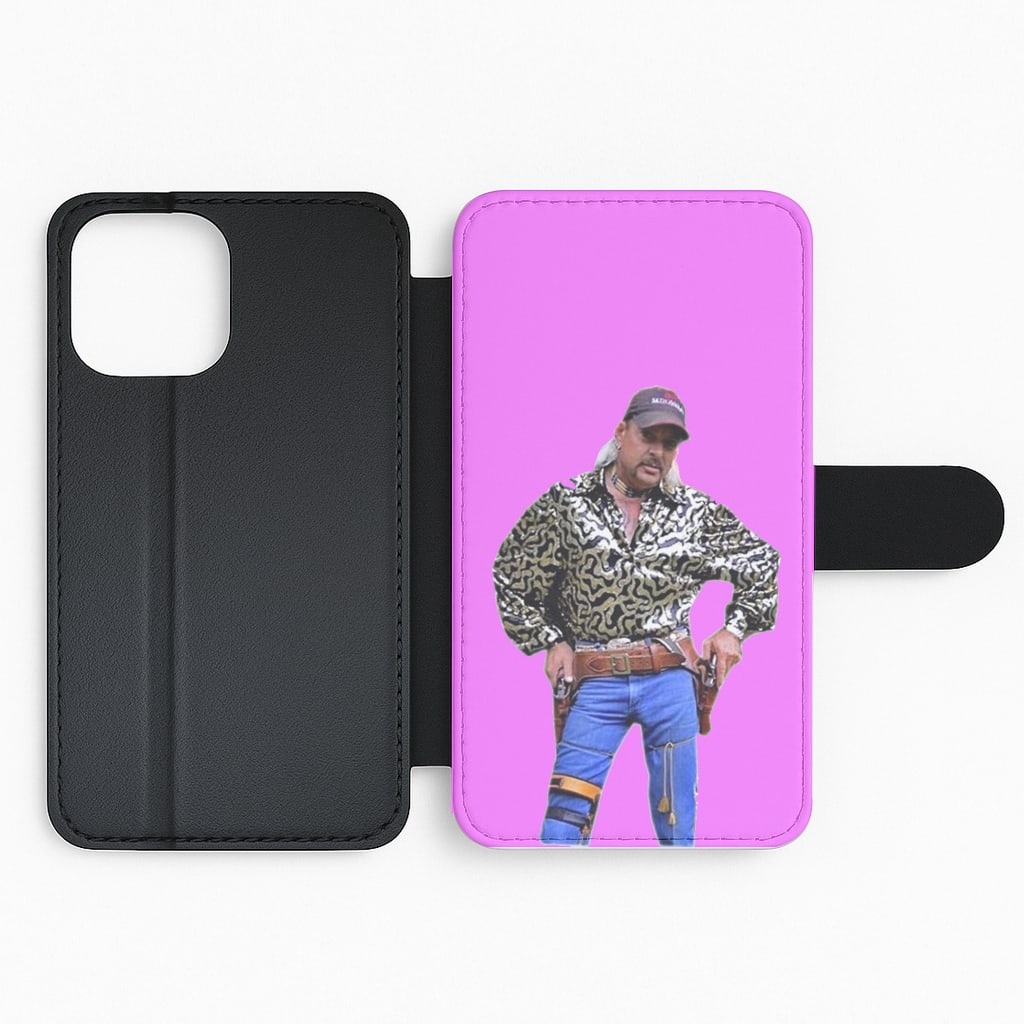 Tiger King Pose - Pink Tiger King Flip Phone Case