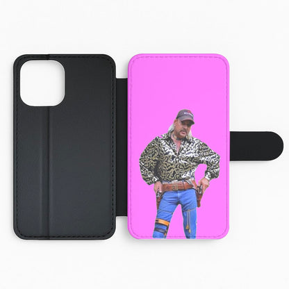 Tiger King Pose - Pink Tiger King Flip Phone Case