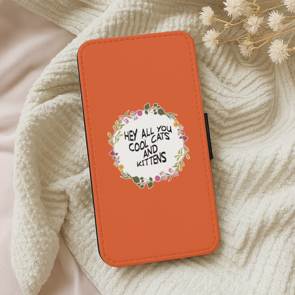 Hey All You Cool Cats And Kittens - Tiger King Wallet Phone Case
