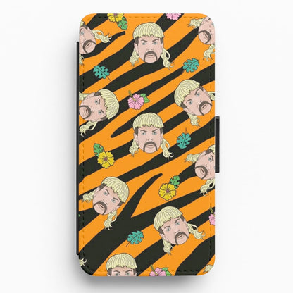 Joe Exotic Orange Pattern - Tiger King Flip / Wallet Phone Case