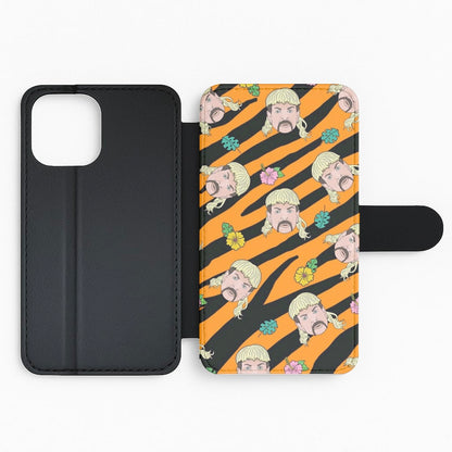 Joe Exotic Orange Pattern - Tiger King Flip Phone Case