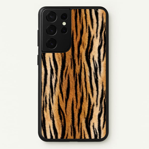 Wild Tiger Print Phone Case - Galaxy S21 Ultra / Standard