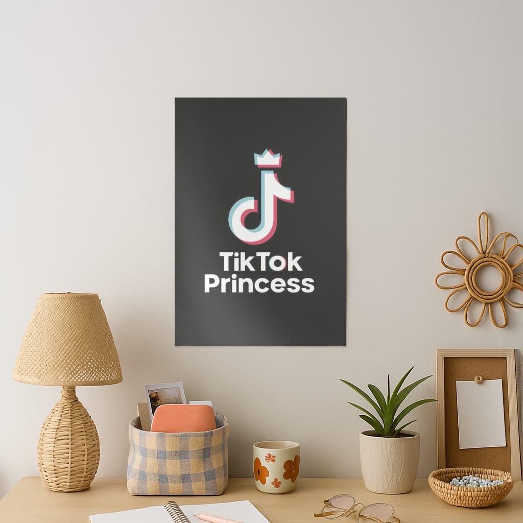 TikTok Princess Art Print