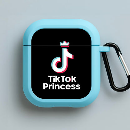 TikTok Princess Blue AirPods Case