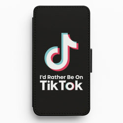 I'd Rather Be On TikTok Flip / Wallet Phone Case