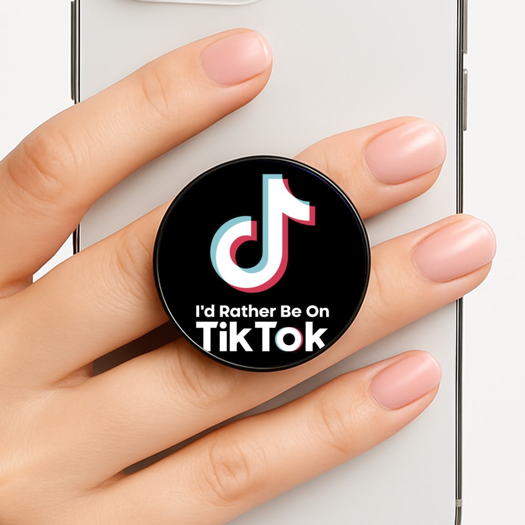 I'd Rather Be On TikTok Phone Grip