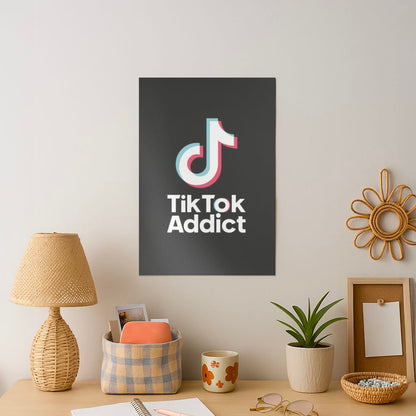 TikTok Addict Art Print