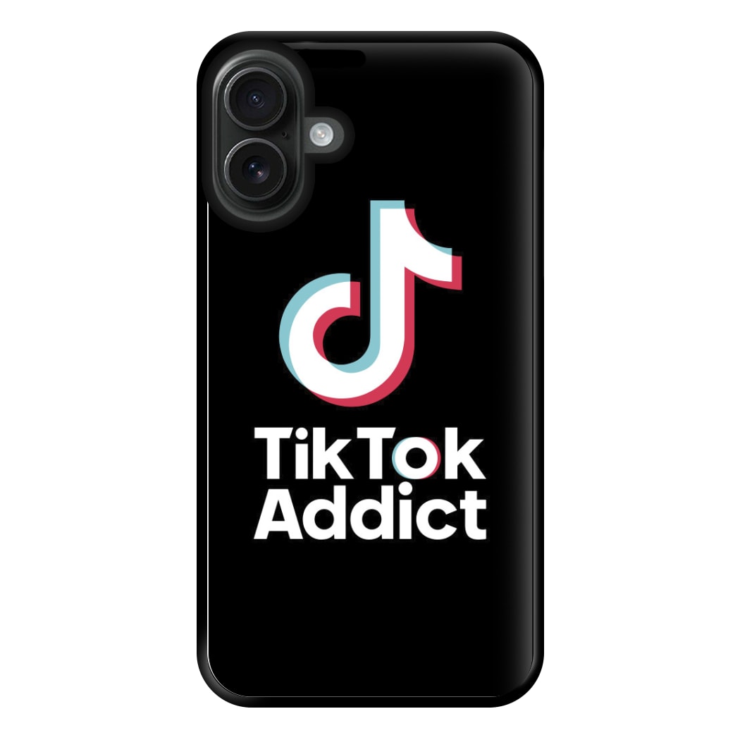 TikTok Addict Phone Case for iPhone 16 Plus