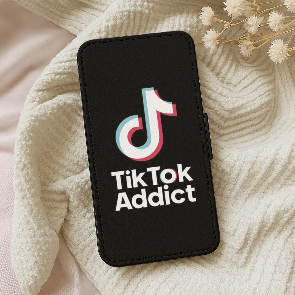 TikTok Addict Wallet Phone Case