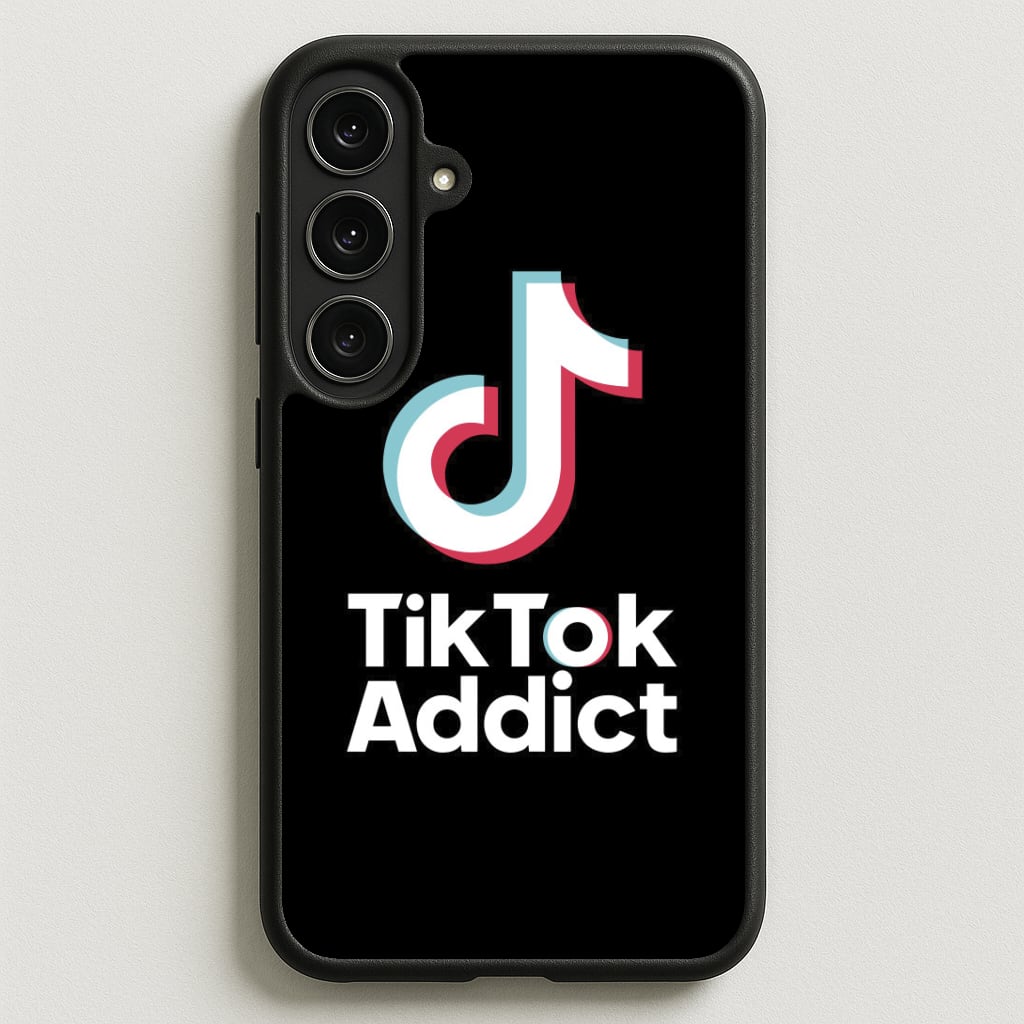 TikTok Addict Phone Case for Galaxy S25FE
