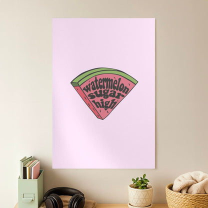 Watermelon Sugar High - Harry Poster
