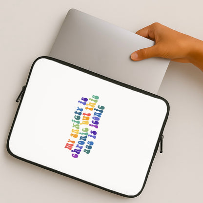 My Anxiety Is Chronic But This Ass Is Iconic - TikTok MacBook Case