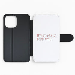 ife Is Short And So Am I - TikTok Flip Phone Case
