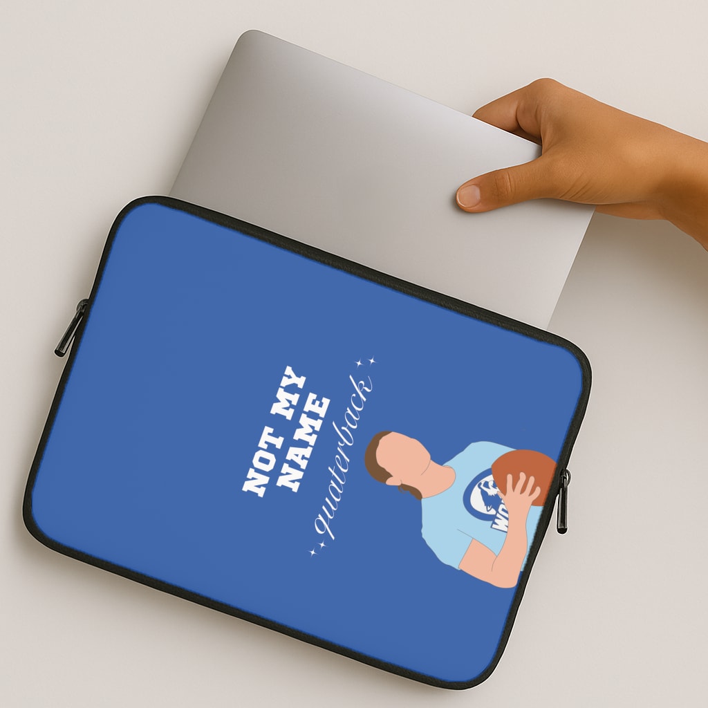 Not My Name Quaterback MacBook Case