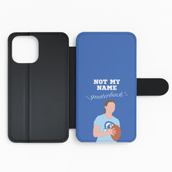 Not My Name Quaterback Flip Phone Case