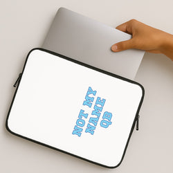 Not My Name QB MacBook Case