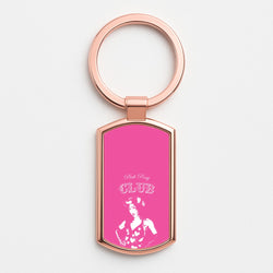 Pink Pony Club 2 Rose Gold Keyring