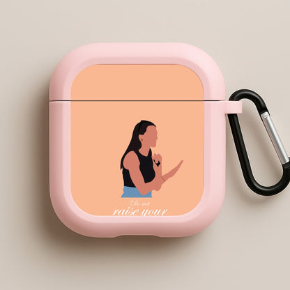 Don't Raise Your Voice At Me Pink AirPods Case