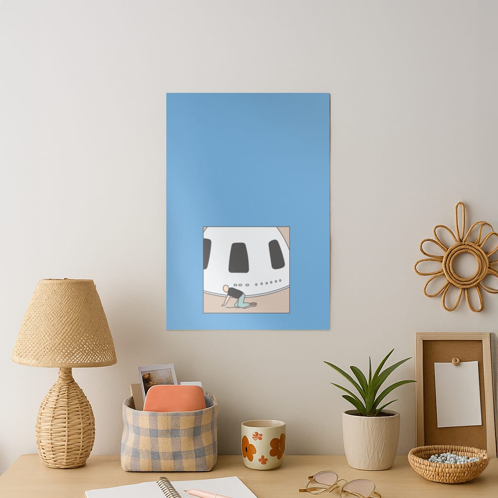 Jeff Falling Over Art Print