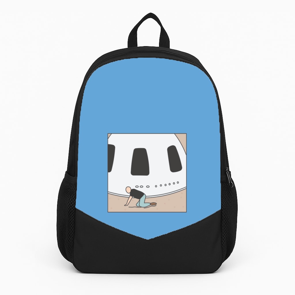 Jeff Falling Over Backpack
