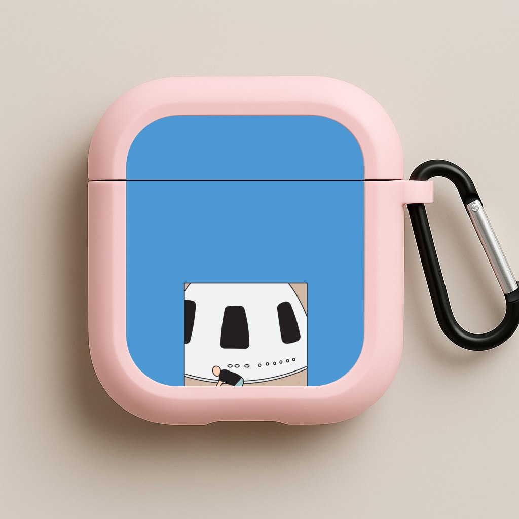 Jeff Falling Over Pink AirPods Case