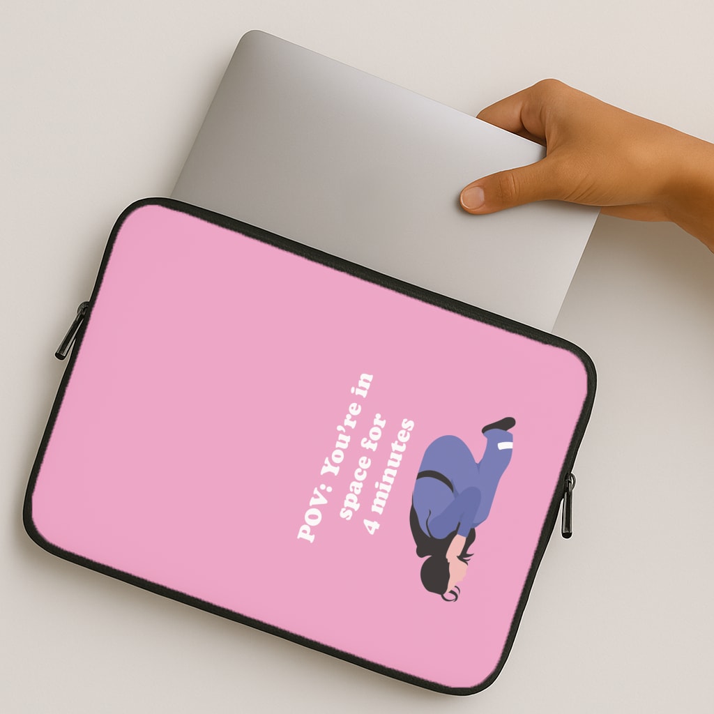 POV: You're In Space For 4 Minutes MacBook Case