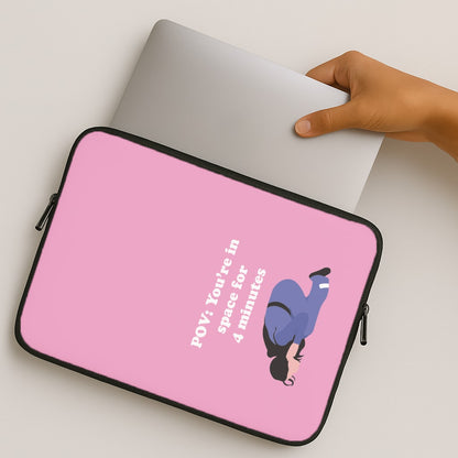POV: You're In Space For 4 Minutes MacBook Case