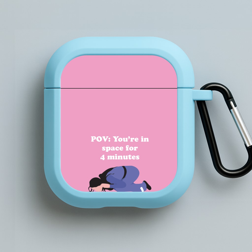 POV: You're In Space For 4 Minutes Blue AirPods Case