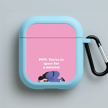 POV: You're In Space For 4 Minutes Blue AirPods Case