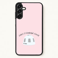 What A Wonderful World Space Launch Phone Case for Galaxy A37