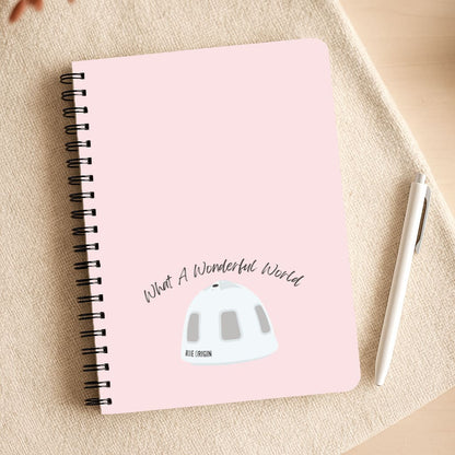 What A Wonderful World Space Launch Notepad
