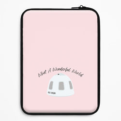 What A Wonderful World Space Launch Universal Laptop Sleeve
