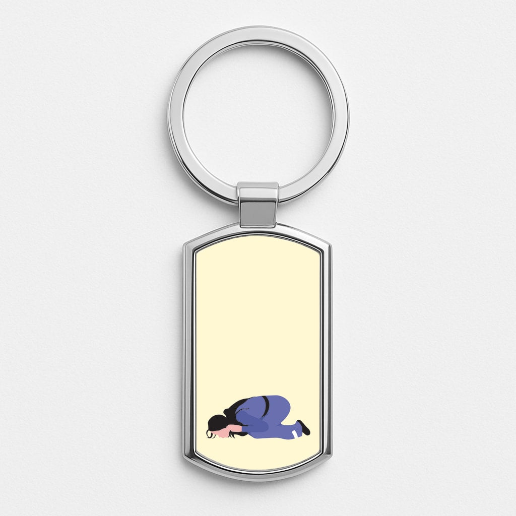 Katy Kissing Ground Silver Keyring