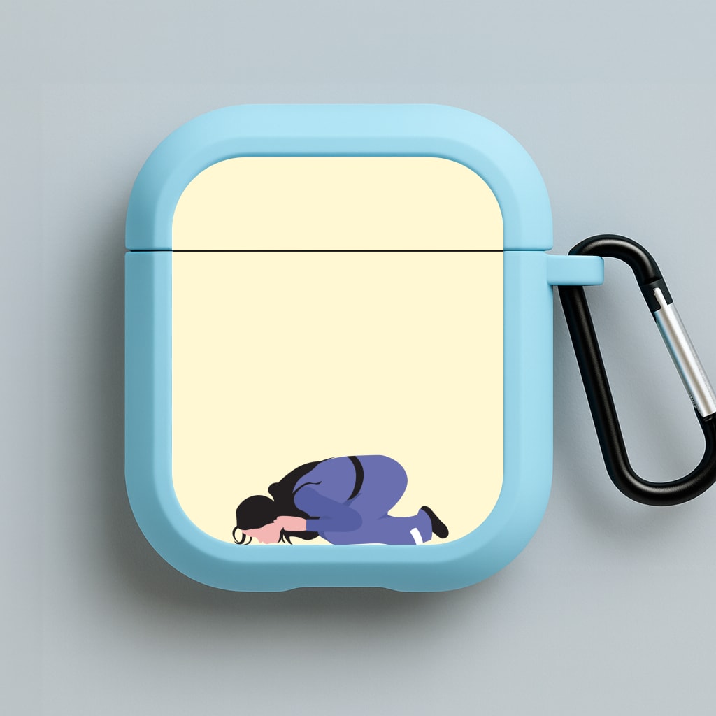 Katy Kissing Ground Blue AirPods Case
