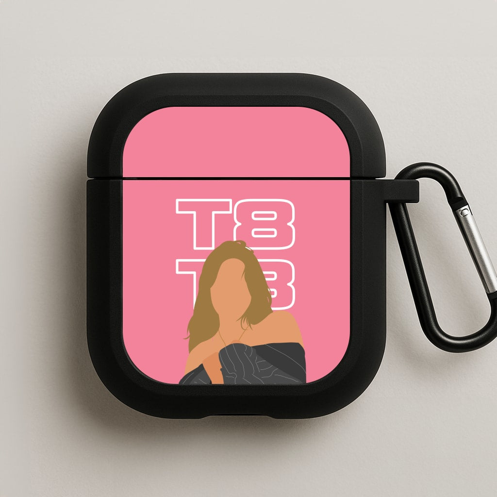 T8 Pink  AirPods Case