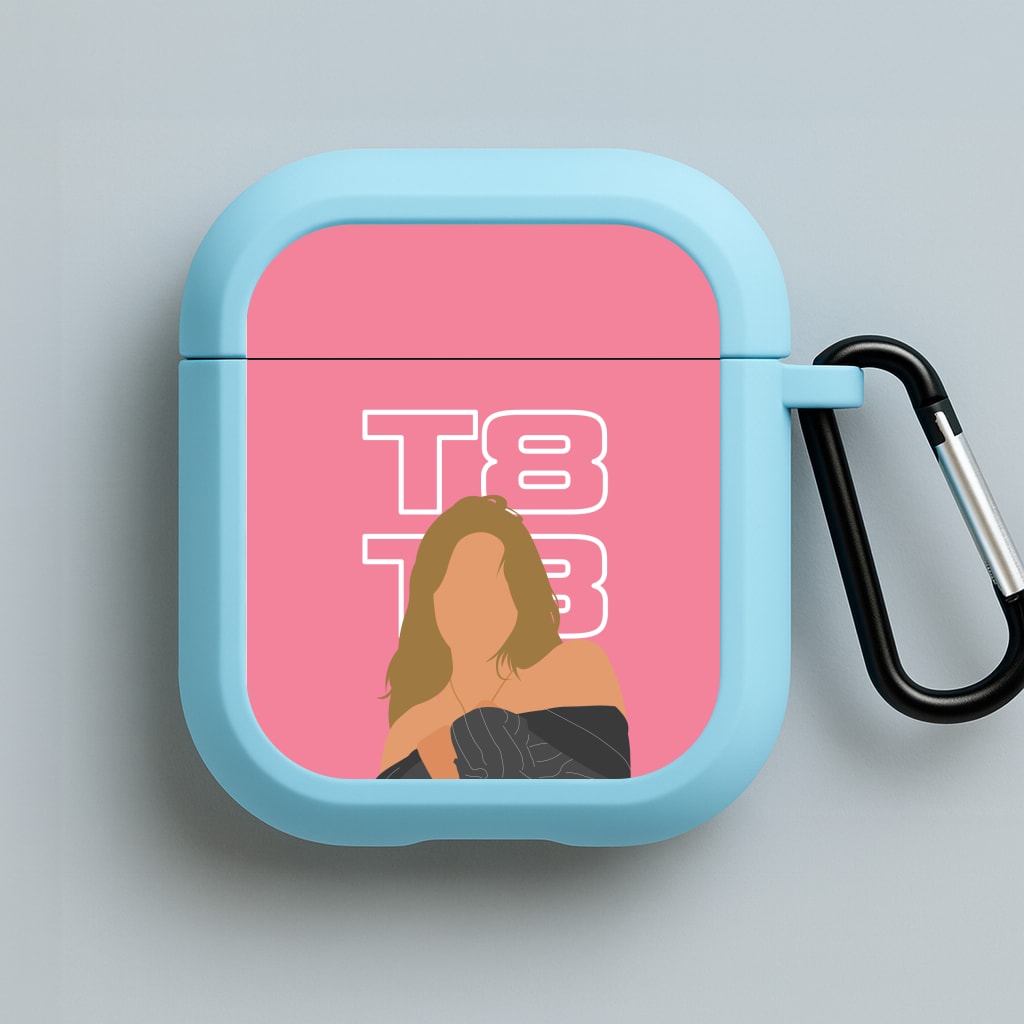 T8 Pink  Blue AirPods Case